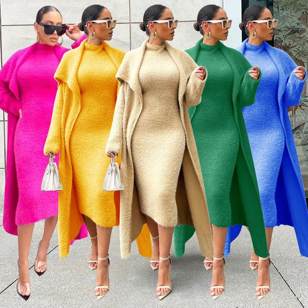 two piece dress casual dresses street girl style women suit long sleeve outwear sleeveless round neck mid dress pure color 2 piece sets 2211, White
two piece dress casual dresses street girl style women suit long sleeve outwear sleeveless round neck mid dress pure color 2 piece sets 2211, White