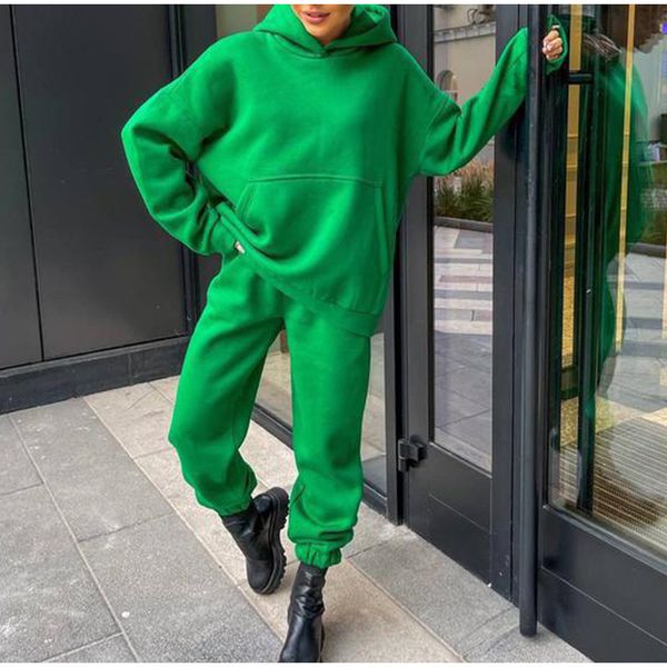 womens two piece pants autumn winter suit solid long sleeve oneck hoodie casual streetwear fashion set loose trousers pockets 221121, White
womens two piece pants autumn winter suit solid long sleeve oneck hoodie casual streetwear fashion set loose trousers pockets 221121, White