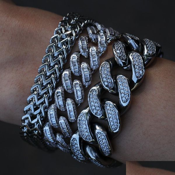 other jewelry sets diamonod zircon cuban chain bracelet jewelry set copper gold link chains bracelets wristband hip hop rap fashion dh0z6, Silver
other jewelry sets diamonod zircon cuban chain bracelet jewelry set copper gold link chains bracelets wristband hip hop rap fashion dh0z6, Silver