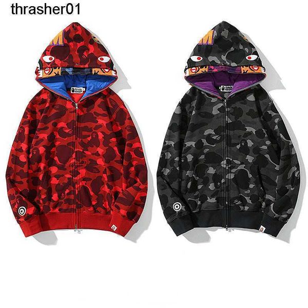 men's hoodies designer sweatshirts winter apes fashion shark stitched laminated pocket men women zipper sweate fashion streetwear hoode, Black
men's hoodies designer sweatshirts winter apes fashion shark stitched laminated pocket men women zipper sweate fashion streetwear hoode, Black