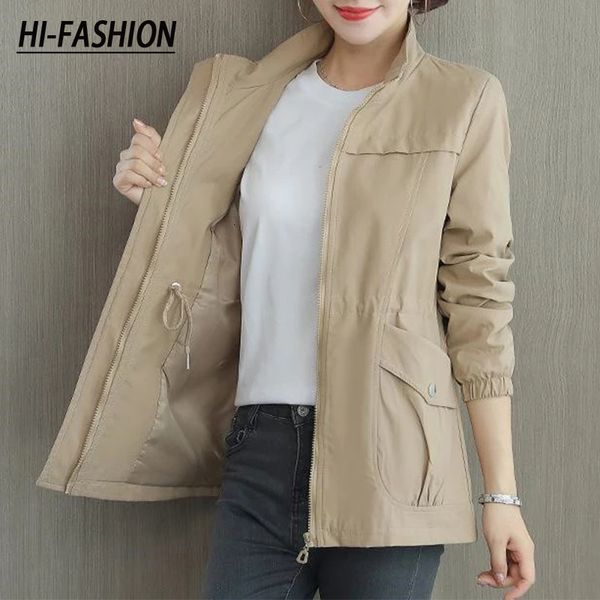 women's trench coats hi-fashion women double layer windbreaker autumn casual slim coat fashion plus size 4xl stand-up collar ladies jac, Tan;black
women's trench coats hi-fashion women double layer windbreaker autumn casual slim coat fashion plus size 4xl stand-up collar ladies jac, Tan;black