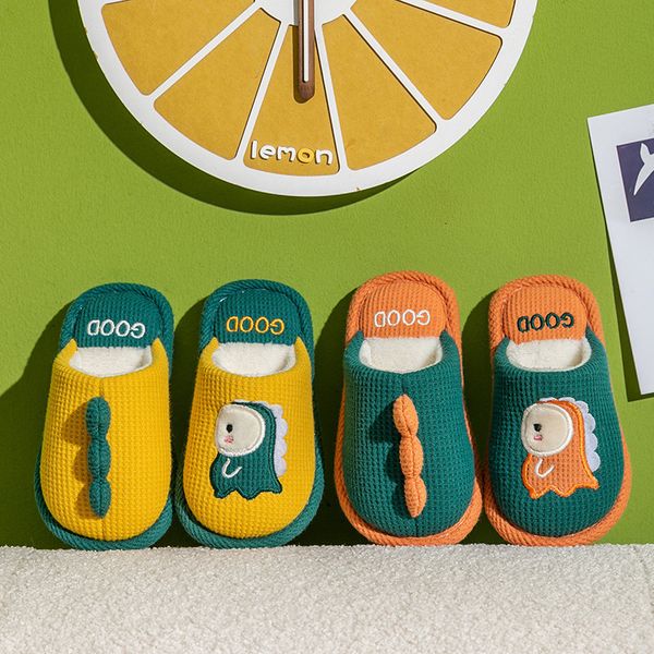slipper children cotton indoor slippers kids autumn winter cartoon dinosaur boys girls warm flip flops thickening child baby home shoes 2211, Black;grey
slipper children cotton indoor slippers kids autumn winter cartoon dinosaur boys girls warm flip flops thickening child baby home shoes 2211, Black;grey