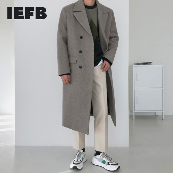 men's wool blends iefb woolen coat korean fashion over the knee mid length winter thickening loose double breasted warm long 9y4486 221, Black
men's wool blends iefb woolen coat korean fashion over the knee mid length winter thickening loose double breasted warm long 9y4486 221, Black