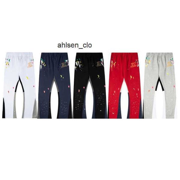 fashion galleryes casual pants dept 22ss men's and women's color blocking inkjet tie dyed alphanumeric printed elastic terry, Black
fashion galleryes casual pants dept 22ss men's and women's color blocking inkjet tie dyed alphanumeric printed elastic terry, Black