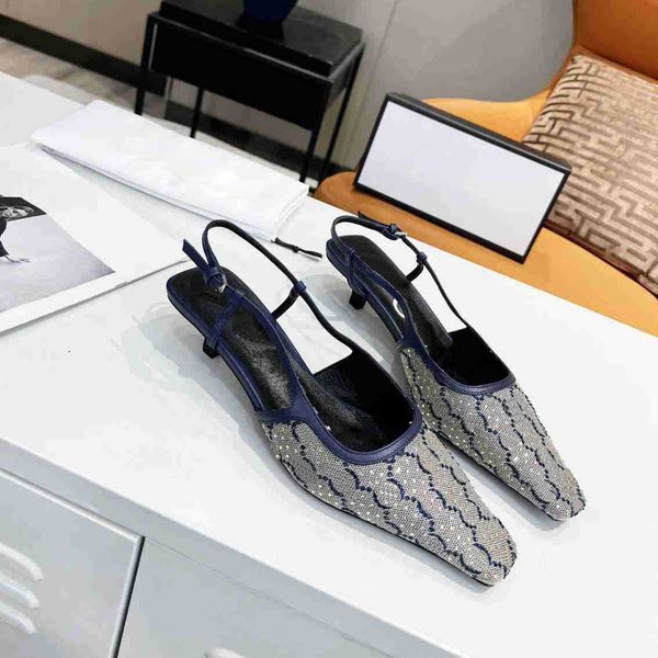 designer slingback sandals pumps presented in black mesh crystals women dress shoes with buckle wedding party heels with box s
designer slingback sandals pumps presented in black mesh crystals women dress shoes with buckle wedding party heels with box s