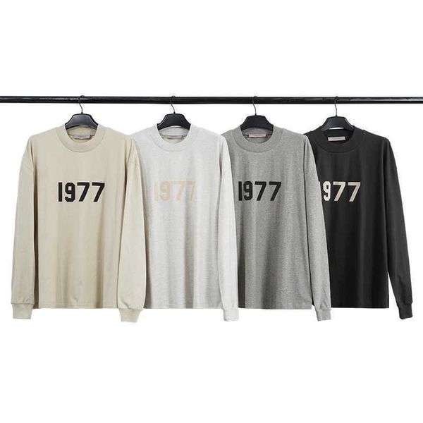 mens hoodies essentialss fashion woman's sweatshirt season 1977 flocked round neck long sleeve couple high fashion brand loose t-shirt, Black
mens hoodies essentialss fashion woman's sweatshirt season 1977 flocked round neck long sleeve couple high fashion brand loose t-shirt, Black