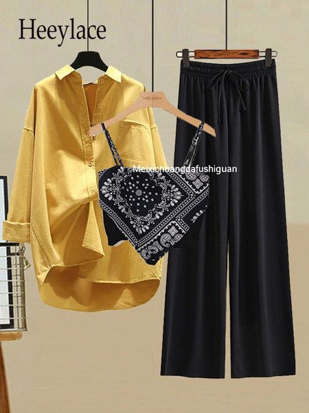 women's two piece pants autumn 3 pieces set streetwear print sling long sleeve solid sunscreen elastic high waist pant for korean outfi, White
women's two piece pants autumn 3 pieces set streetwear print sling long sleeve solid sunscreen elastic high waist pant for korean outfi, White