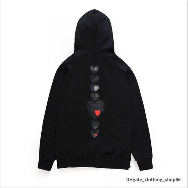 21ss designer men's hoodies play sweatshirts commes jumpers des garcons letter embroidery long sleeve pullover women red heart loose sp, Black
21ss designer men's hoodies play sweatshirts commes jumpers des garcons letter embroidery long sleeve pullover women red heart loose sp, Black