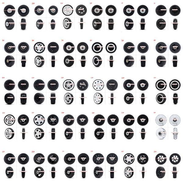 bag parts accessories 1 pc plastic swivel wheels rotation suitcase replacement casters luggage case 221119, Black
bag parts accessories 1 pc plastic swivel wheels rotation suitcase replacement casters luggage case 221119, Black