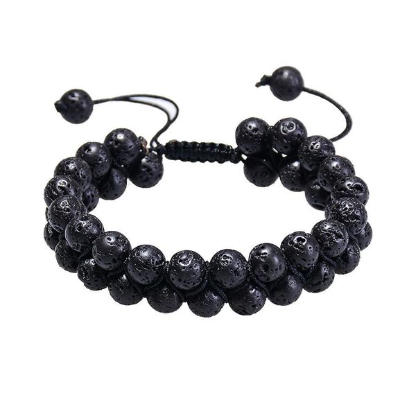 beaded essential oil bracelet adjustable beads double rows lava rock per diffusion yoga birthday gift drop delivery jewelry bracelets dh1s0, Black
beaded essential oil bracelet adjustable beads double rows lava rock per diffusion yoga birthday gift drop delivery jewelry bracelets dh1s0, Black