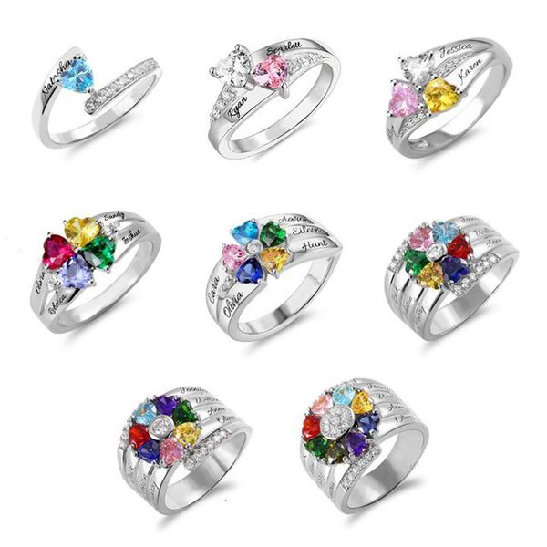 wedding rings personalized customized family name ring with birthstone silver color engraved for women mother's day gifts 221121, Slivery;golden
wedding rings personalized customized family name ring with birthstone silver color engraved for women mother's day gifts 221121, Slivery;golden
