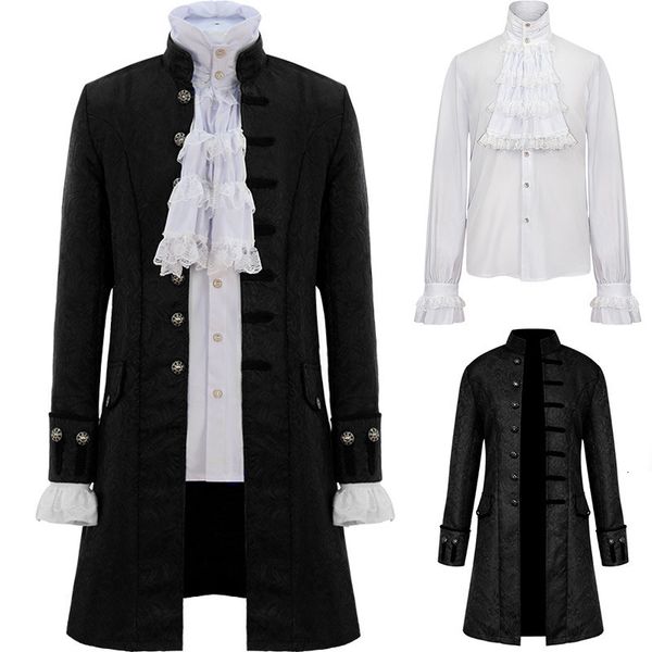 theme costume men steampunk trench coat medieval shirt vintage prince overcoat renaissance jacket victorian edwardian cosplay clothing 22112, Black;red
theme costume men steampunk trench coat medieval shirt vintage prince overcoat renaissance jacket victorian edwardian cosplay clothing 22112, Black;red