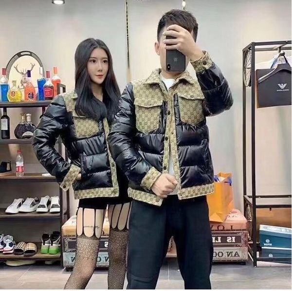 men down jacket brand winter luxury ggity letter new men and women casual warm thickened reflective couple coat, Black
men down jacket brand winter luxury ggity letter new men and women casual warm thickened reflective couple coat, Black