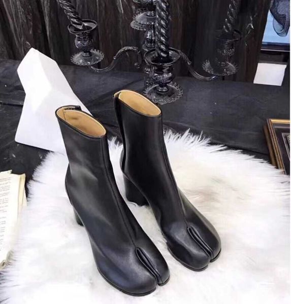dress shoes split toe shoes high heel short boots female pig hoofs sheep hoofs leather horse hoofs short boots, Black
dress shoes split toe shoes high heel short boots female pig hoofs sheep hoofs leather horse hoofs short boots, Black