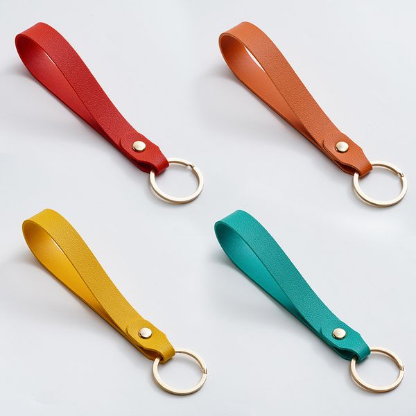 pu leather solid color key chain long strap metal keychain car key ring wholesale, Silver
pu leather solid color key chain long strap metal keychain car key ring wholesale, Silver