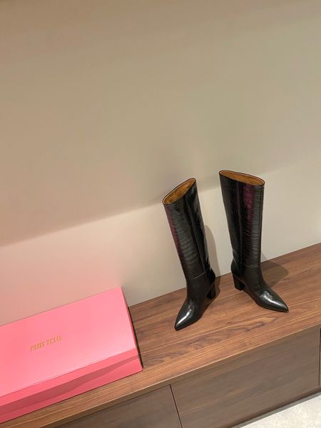 paris fashion texas crocodile-effect knee-high boots block heel croc-embossed leather shoes boots, Black
paris fashion texas crocodile-effect knee-high boots block heel croc-embossed leather shoes boots, Black