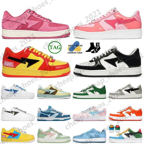 luxury bapestas low casual shoes mens sports pastel color camo combo pink black white grey orange baped sk8 sta bapesta womens fashion sneak
luxury bapestas low casual shoes mens sports pastel color camo combo pink black white grey orange baped sk8 sta bapesta womens fashion sneak
