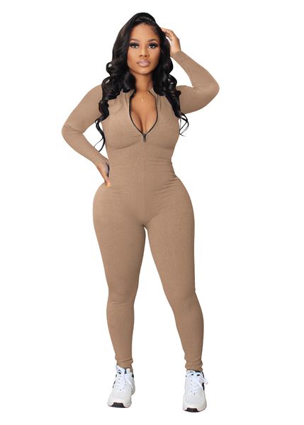 jumpsuits for women long sleeve v neck zipper casual one piece rompers bodycon outfits, Black;white
jumpsuits for women long sleeve v neck zipper casual one piece rompers bodycon outfits, Black;white