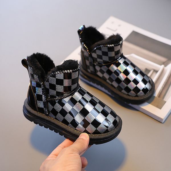 boots children' short waterproof checkerboard simple snow for boys and girls winter casual korean kids fashion 221121, Black;grey
boots children' short waterproof checkerboard simple snow for boys and girls winter casual korean kids fashion 221121, Black;grey