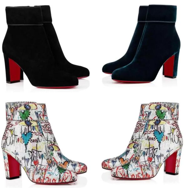 winter women's ankle boots velvet moulamax brand fashion reds sole high heel boots leather suede pointed elegant wedding dress party ya, Black
winter women's ankle boots velvet moulamax brand fashion reds sole high heel boots leather suede pointed elegant wedding dress party ya, Black