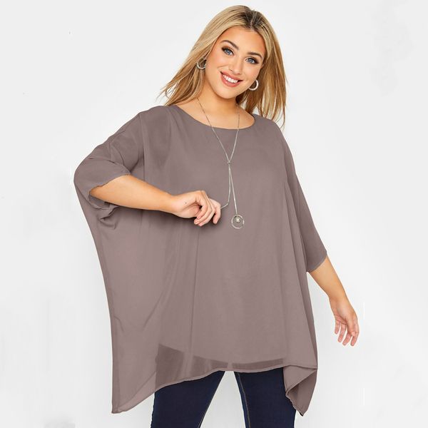 women's plus size tshirt plus size loose bawing sleeve elegant summer cape blouse women 34 sleeve loose casual office work tunic large, Black
women's plus size tshirt plus size loose bawing sleeve elegant summer cape blouse women 34 sleeve loose casual office work tunic large, Black