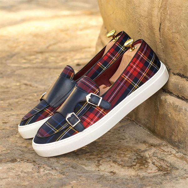 dress shoes loafers men canvas plaid classic fashion moccasin man party outdoor daily pu double buckle all-match casual 221119, Black
dress shoes loafers men canvas plaid classic fashion moccasin man party outdoor daily pu double buckle all-match casual 221119, Black