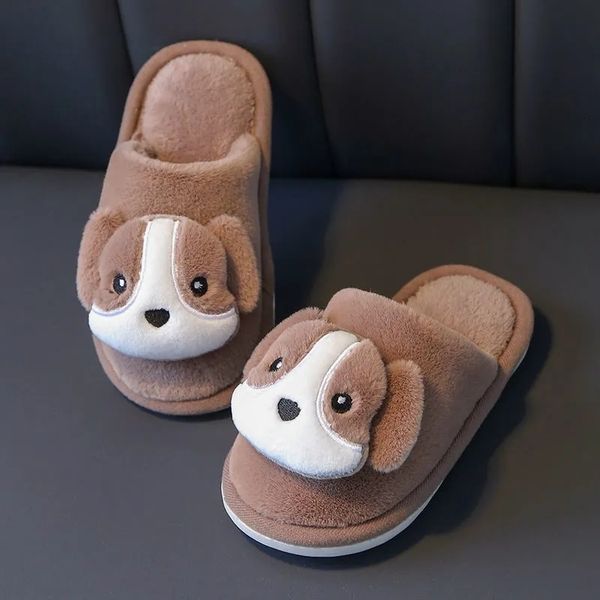 slipper cute children dog boys and girls plush parent child soft sole winter warm cotton shoes indoor fur slides kids 221121, Black;grey
slipper cute children dog boys and girls plush parent child soft sole winter warm cotton shoes indoor fur slides kids 221121, Black;grey