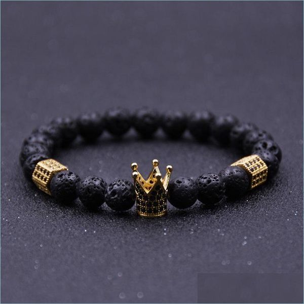 beaded imperial crown sers bracelets black lava stone natural beads bracelet for women men jewelry pseras mujer drop delivery dhqac
beaded imperial crown sers bracelets black lava stone natural beads bracelet for women men jewelry pseras mujer drop delivery dhqac