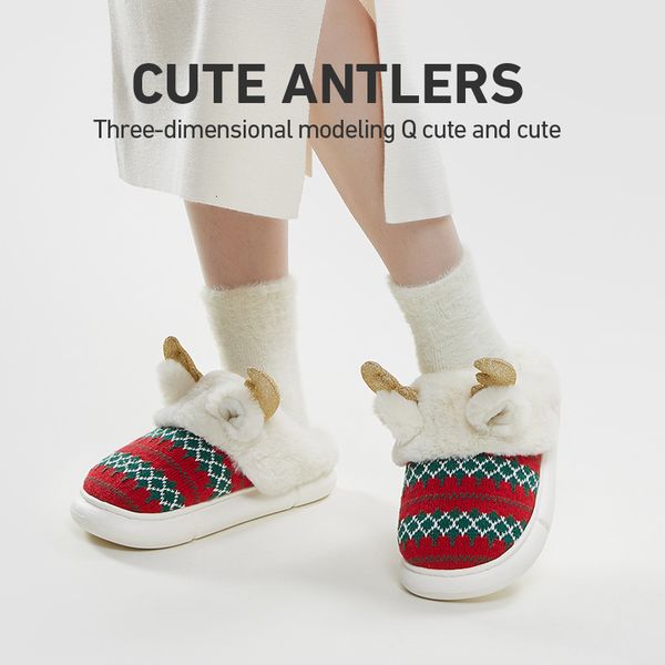 slippers utune warm plush women home anti-slip men's hose shoes chirstmas festival family flats soft thick sole couple 221119, Black
slippers utune warm plush women home anti-slip men's hose shoes chirstmas festival family flats soft thick sole couple 221119, Black