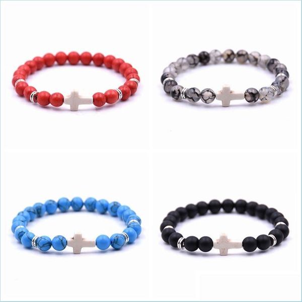 beaded natural stone bracelet men and women cross creative new products drop delivery jewelry bracelets dhd2y, Black
beaded natural stone bracelet men and women cross creative new products drop delivery jewelry bracelets dhd2y, Black