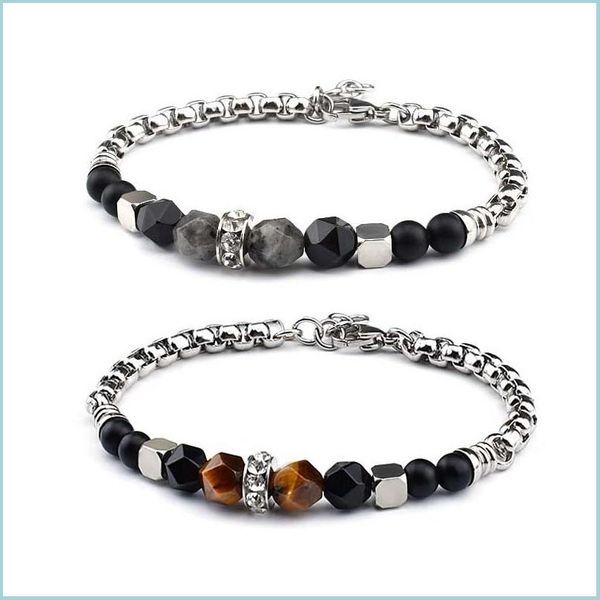 beaded natural stone beaded bracelets adjustable chain sier stainless steel bracelet tigers eye for men jewelry gift drop delivery dho5i, Black
beaded natural stone beaded bracelets adjustable chain sier stainless steel bracelet tigers eye for men jewelry gift drop delivery dho5i, Black