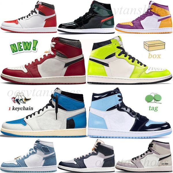jumpman 1 1s basksetball shoes mens women sport sneakers denim gorge green across the spider-verse pine green with box
jumpman 1 1s basksetball shoes mens women sport sneakers denim gorge green across the spider-verse pine green with box
