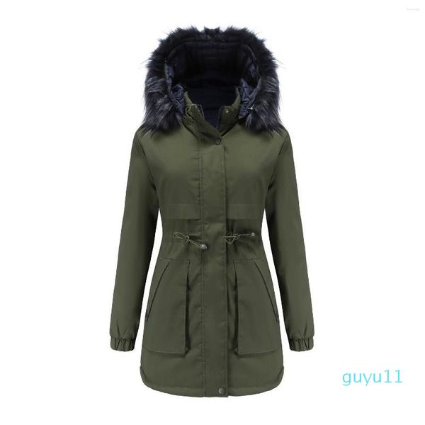 women's jackets women's cotton padded clothes with wool collar on both sides detachable hat, Black;brown
women's jackets women's cotton padded clothes with wool collar on both sides detachable hat, Black;brown