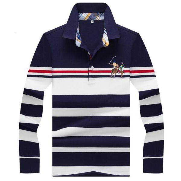 mens polos autumn winter polo shirt brand cotton mens business casual striped solid men clothing 221121, White;black
mens polos autumn winter polo shirt brand cotton mens business casual striped solid men clothing 221121, White;black