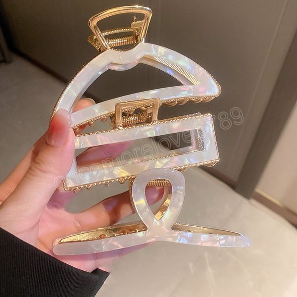fashion acetate hair claws crab clamps for women gold metal hairclips light luxury hairpin hair styling hair accessories, Slivery;golden
fashion acetate hair claws crab clamps for women gold metal hairclips light luxury hairpin hair styling hair accessories, Slivery;golden