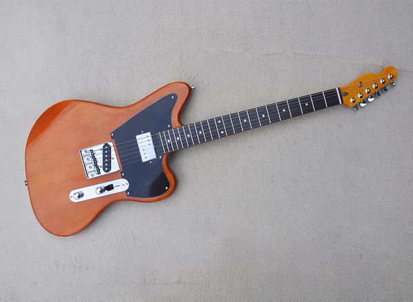 natural wood color electric guitar with black pickguard rosewood fretboard customizable
natural wood color electric guitar with black pickguard rosewood fretboard customizable