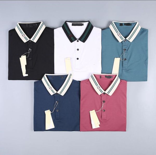 men's polo shirts 2023gg summer men's short-sleeved slim fit lapel business casual shirt half-sleeve t-shirt men designer clothing, White;black
men's polo shirts 2023gg summer men's short-sleeved slim fit lapel business casual shirt half-sleeve t-shirt men designer clothing, White;black