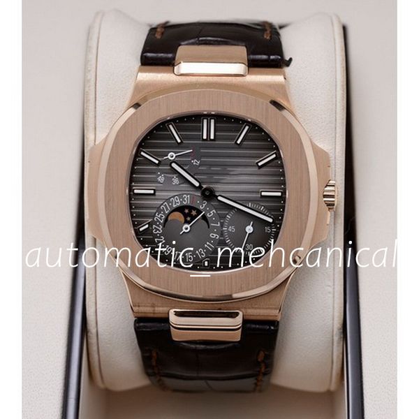 luxury mens automatic watches 40mm dial 5712 rose gold stainless steel watchcase brown lether strap sapphire crystal glass luxury wristwatch, Slivery;brown
luxury mens automatic watches 40mm dial 5712 rose gold stainless steel watchcase brown lether strap sapphire crystal glass luxury wristwatch, Slivery;brown