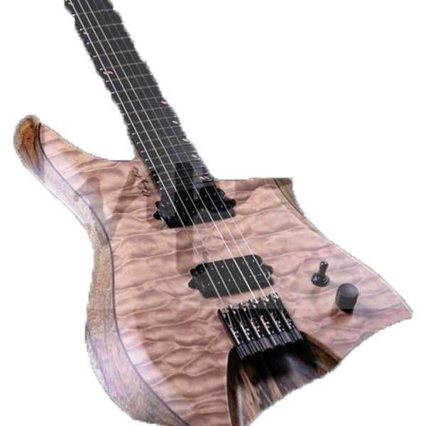 customized electric guitar ash wood body tiger flame veneer on body 5pcs neck maple wood ebony fingerboard hh pickups slant
customized electric guitar ash wood body tiger flame veneer on body 5pcs neck maple wood ebony fingerboard hh pickups slant
