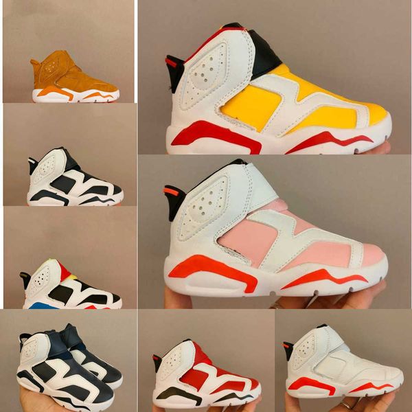 kids basketball shoes 6s jumpman army green boys girls baby toddlers carmine black cat infrared unc 6 gatorade tinker hatfield sneakers trai