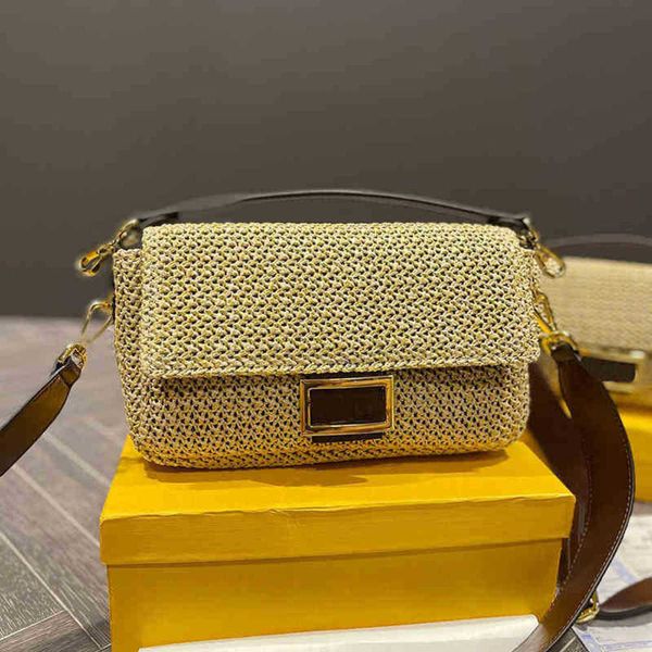 evening bags shoulder bag tote designer women classic straw woven baguette bag fashion letters handbags messenger crossbody purse 220709
evening bags shoulder bag tote designer women classic straw woven baguette bag fashion letters handbags messenger crossbody purse 220709
