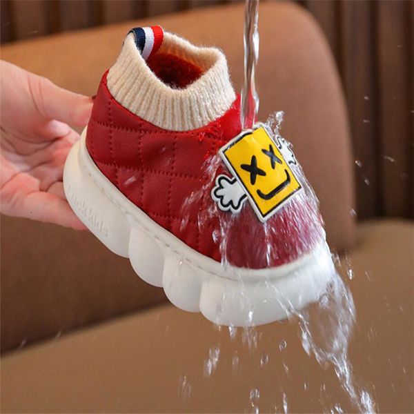 slipper childrens cotton shoes thickened boys warm keeping girls' slippers waterproof leather baby kids anti skid soft soled home 22112, Black;grey
slipper childrens cotton shoes thickened boys warm keeping girls' slippers waterproof leather baby kids anti skid soft soled home 22112, Black;grey
