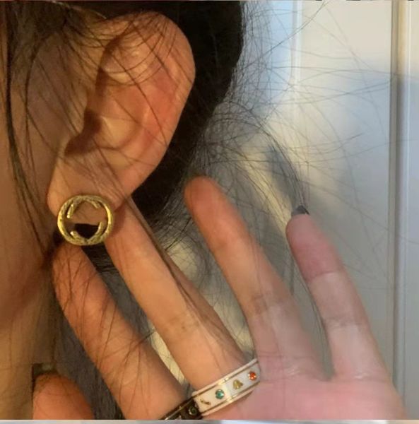 fashion classic stainless steel gold plated stud earrings women's brand letter earring eardrop jewelry gifts for friends day engagement, Golden;silver
fashion classic stainless steel gold plated stud earrings women's brand letter earring eardrop jewelry gifts for friends day engagement, Golden;silver