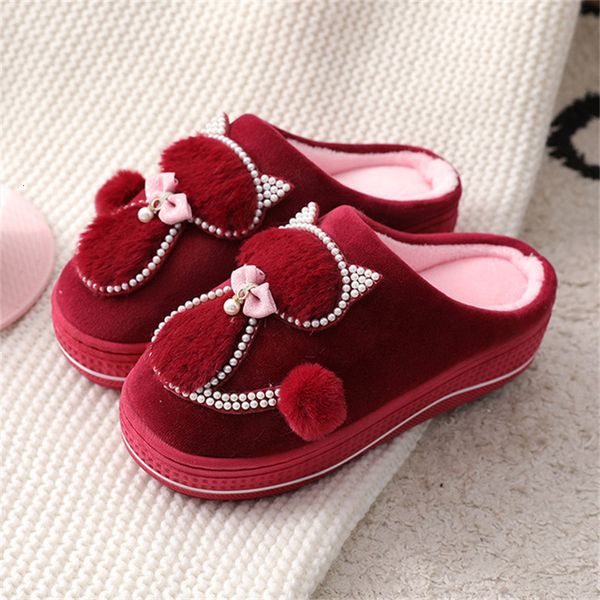 slipper women cotton slippers cute cat ladies platform indoor shoes for winter home female warm 221121, Black;grey
slipper women cotton slippers cute cat ladies platform indoor shoes for winter home female warm 221121, Black;grey