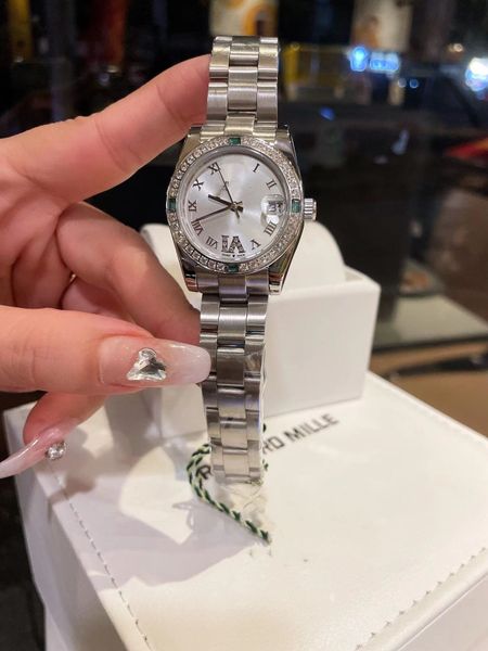 luxury women watch datejust 26mm president dimond bezel mens mechanical stainless steel automatic 2813 movement watches, Slivery;brown
luxury women watch datejust 26mm president dimond bezel mens mechanical stainless steel automatic 2813 movement watches, Slivery;brown