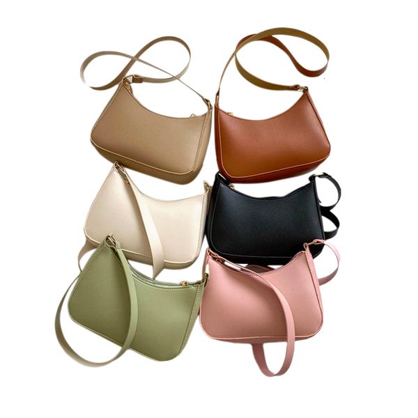 evening bags womens fashion handbags retro solid color pu leather shoulder underarm bag casual women hobos 221119
evening bags womens fashion handbags retro solid color pu leather shoulder underarm bag casual women hobos 221119