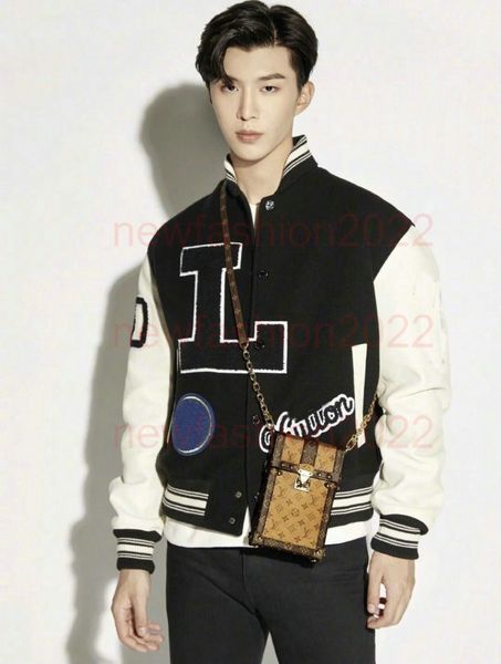 embroidereds souvenir jacket mens monogrames embossed embroidered jacket multi-patches mixed leather varsity blouson men sportswear varsity, Black
embroidereds souvenir jacket mens monogrames embossed embroidered jacket multi-patches mixed leather varsity blouson men sportswear varsity, Black