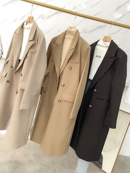 Women's Trench CoatsAutumn New Style Suit Royal Sister Style Casual Versatile Fit Factory Wholesale Windbreaker Women, Black
Women's Trench CoatsAutumn New Style Suit Royal Sister Style Casual Versatile Fit Factory Wholesale Windbreaker Women, Black