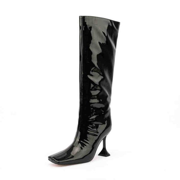 boots women's spring autumn and winter new european and american fashion stiletto heels square toe sleeve knee boots 220913, Black
boots women's spring autumn and winter new european and american fashion stiletto heels square toe sleeve knee boots 220913, Black