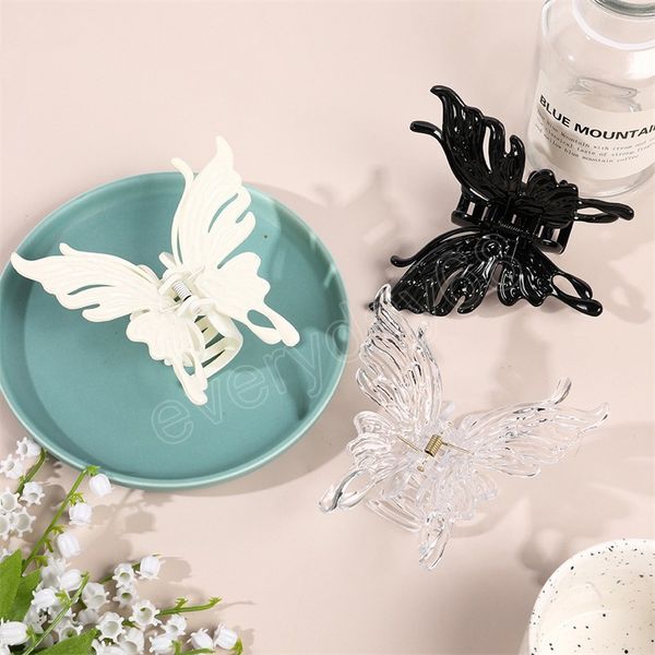 korean acrylic hair claw clamps crab clip women large bow barrettes hairpin fashion solid color hair accessories, Slivery;golden
korean acrylic hair claw clamps crab clip women large bow barrettes hairpin fashion solid color hair accessories, Slivery;golden